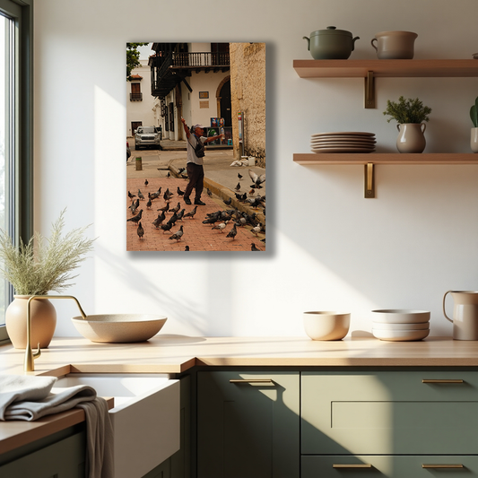 Just for a Moment, He Flew Too