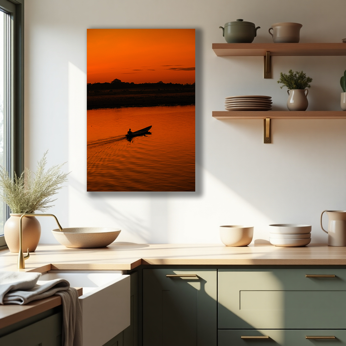 Where the Amazon river Wakes