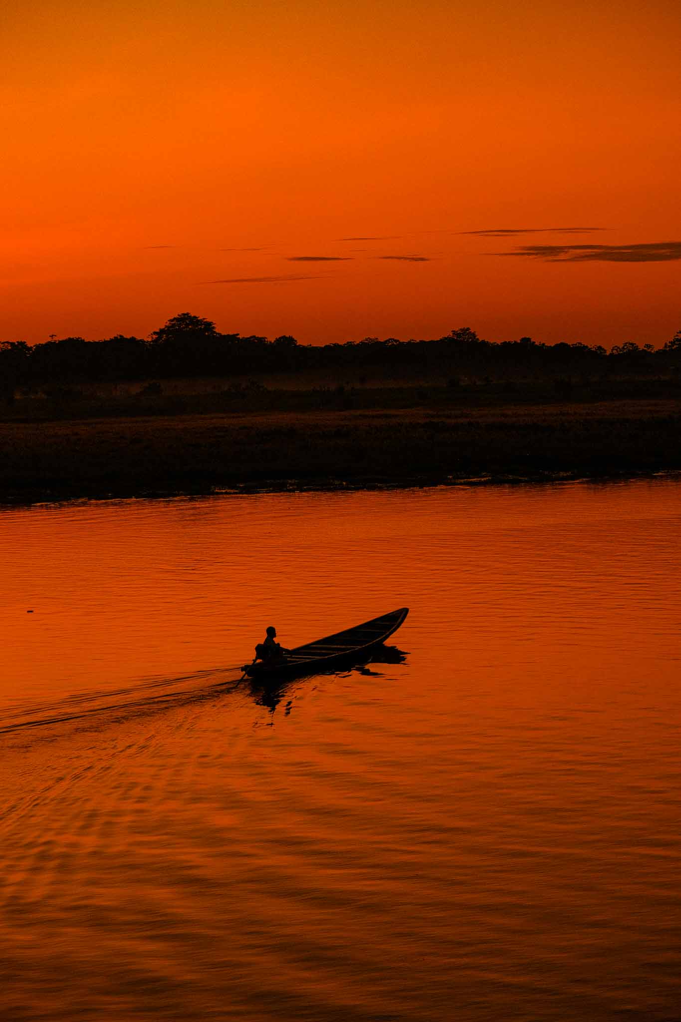 Where the Amazon river Wakes