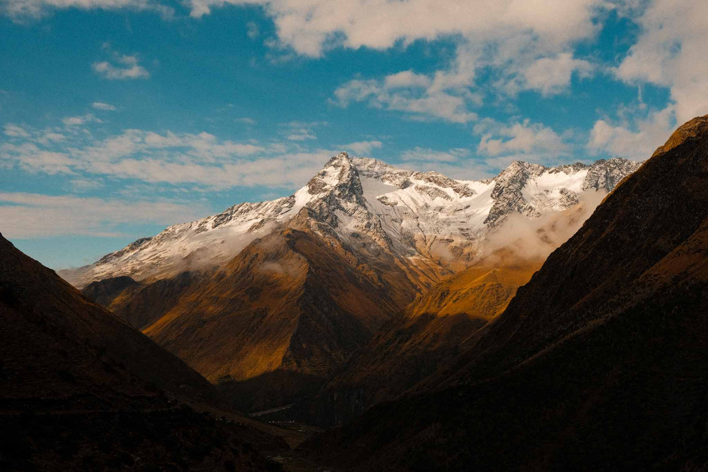 The mountain showed up