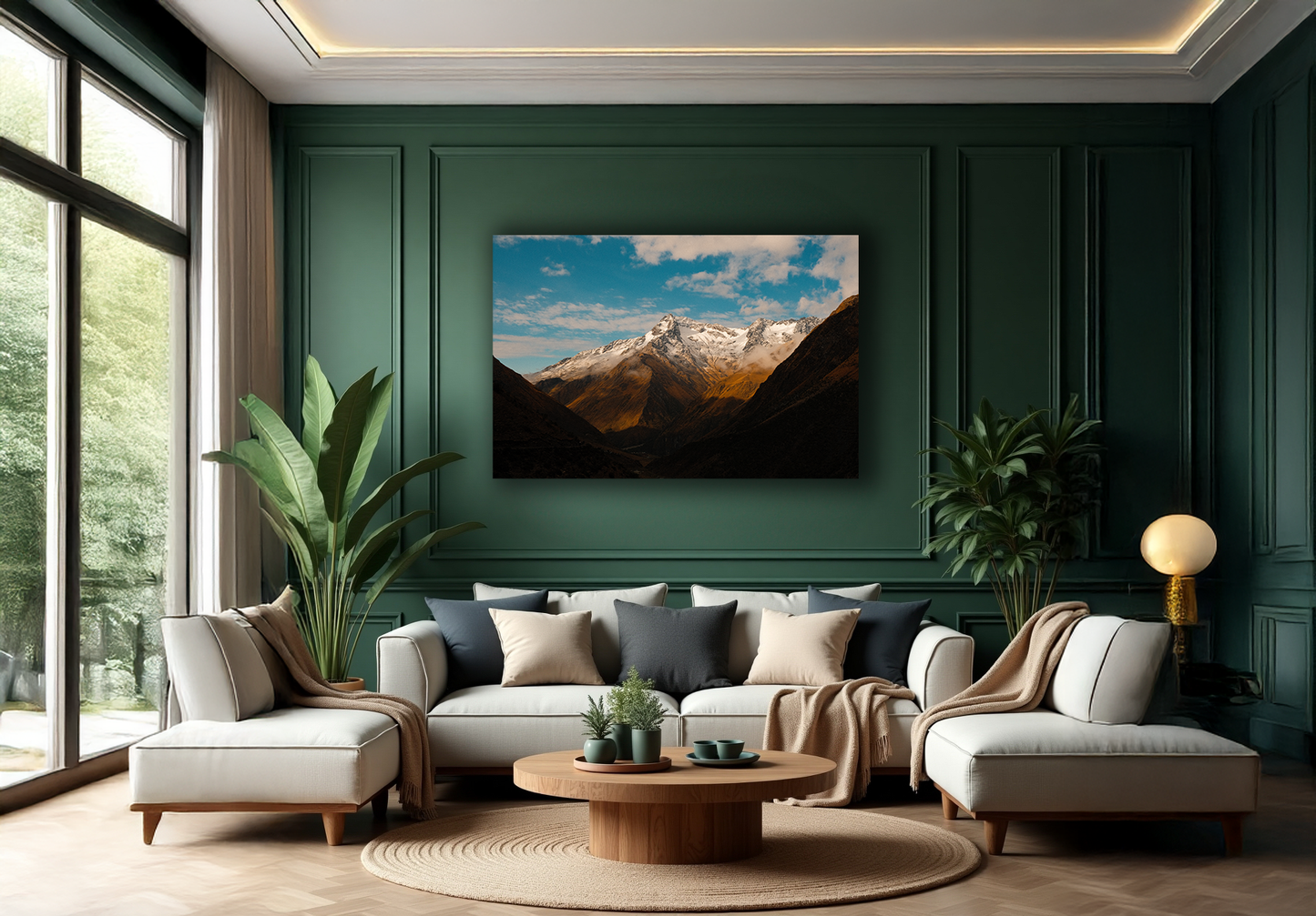 The mountain showed up