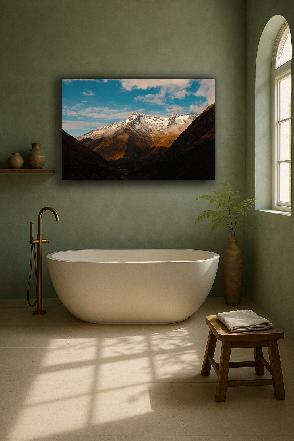 The mountain showed up